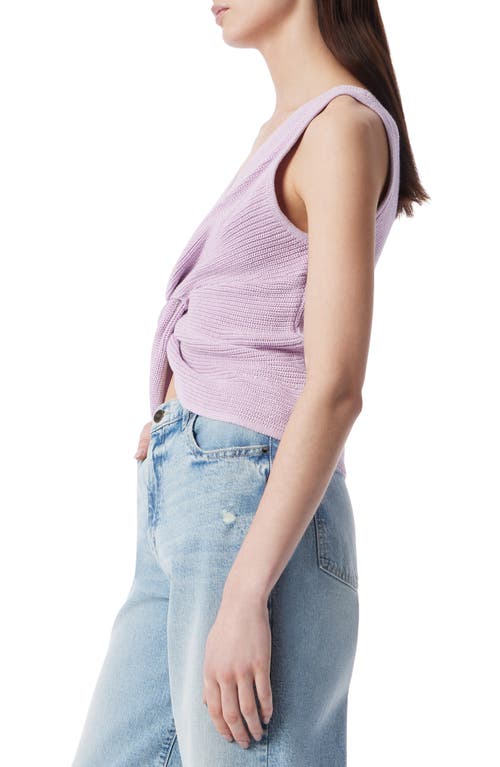 Robert Rodriguez Joyce Twist Front Knit Tank In Purple