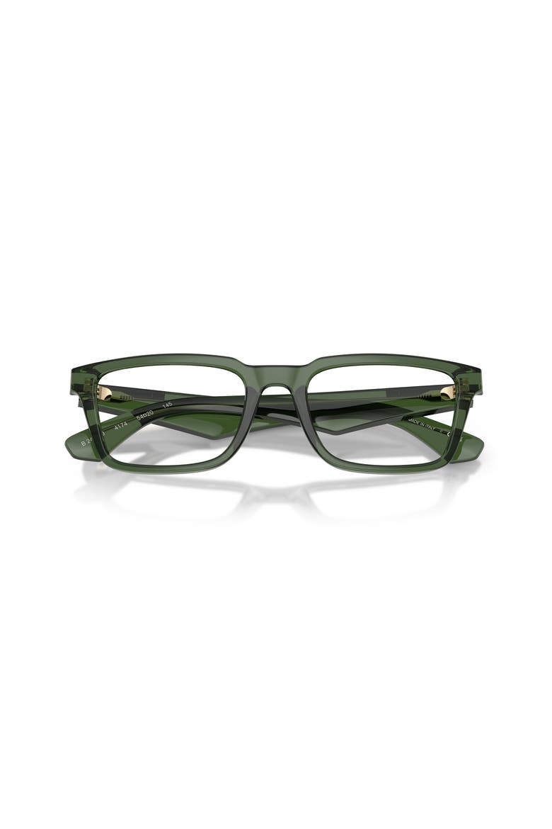 54mm Rectangle optical glasses, Alternate, color, Green