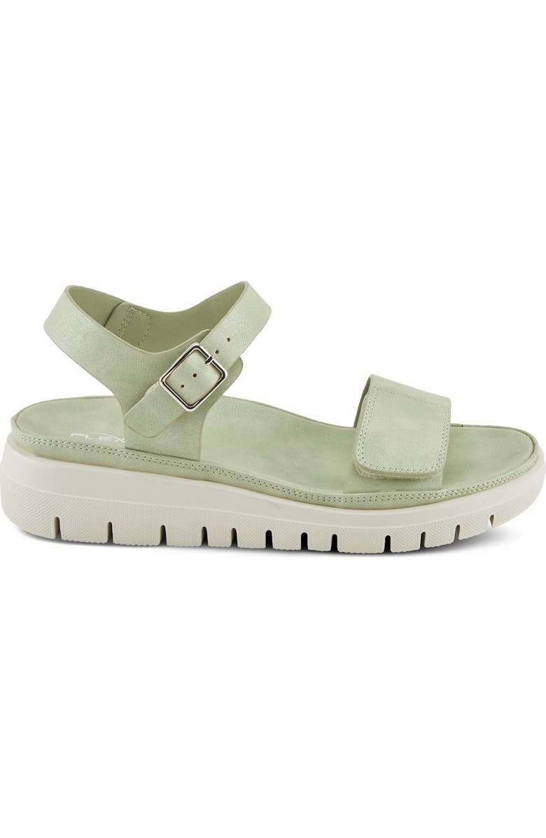 Flexus by Spring Step Shinzon Ankle Strap Platform Wedge Sandal, Alternate, color,