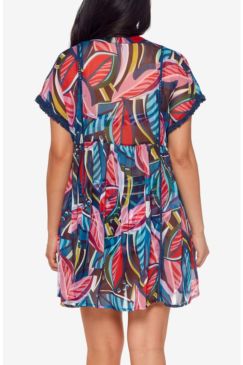 Absolutely Fabulous Chiffon Cover-Up Dress, Alternate, color, MULTI
