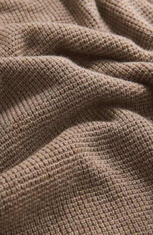 Smallsaints By Allsaints Kids' Ramskull Embroidered Waffle Stitch Crewneck Sweater In Neutral