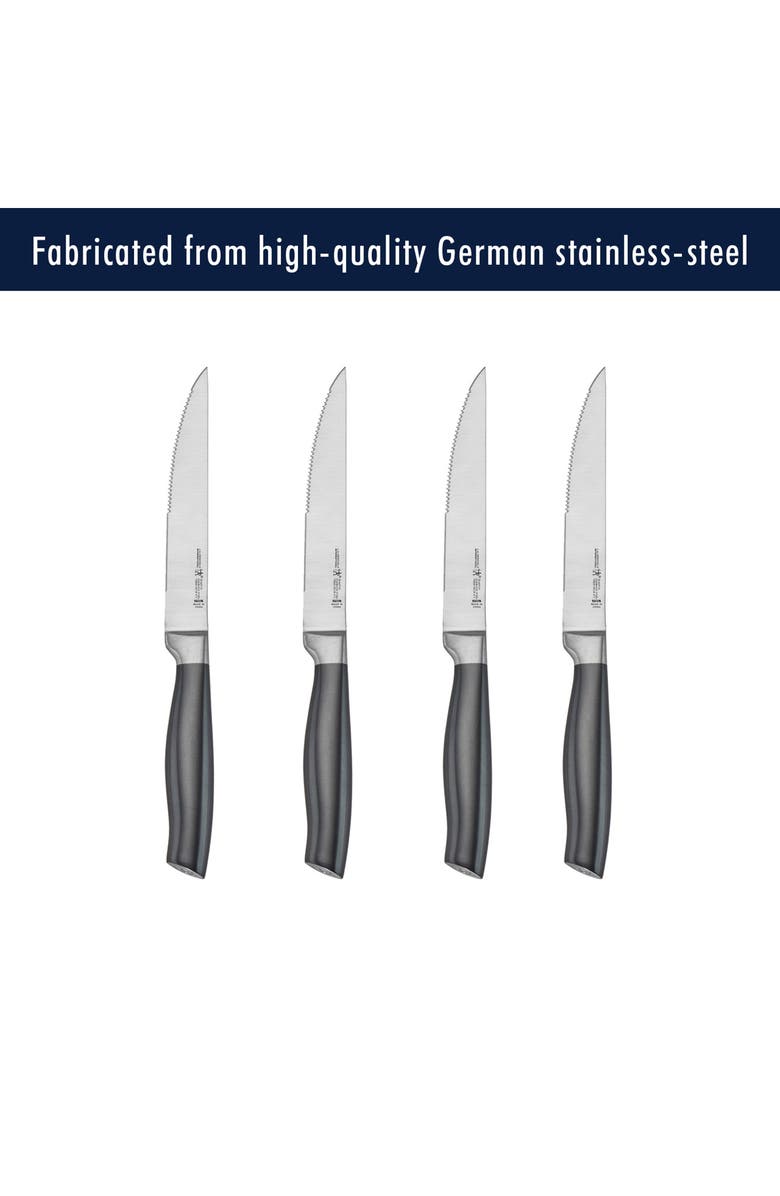 HENCKELS CUTLERY Graphite 4-Piece Steak Knife Set, Alternate, color, Graphite