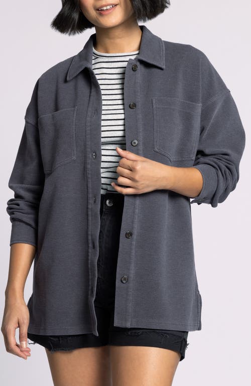 Thread & Supply Brooke Oversize Cotton Blend Shirt Jacket In Multi