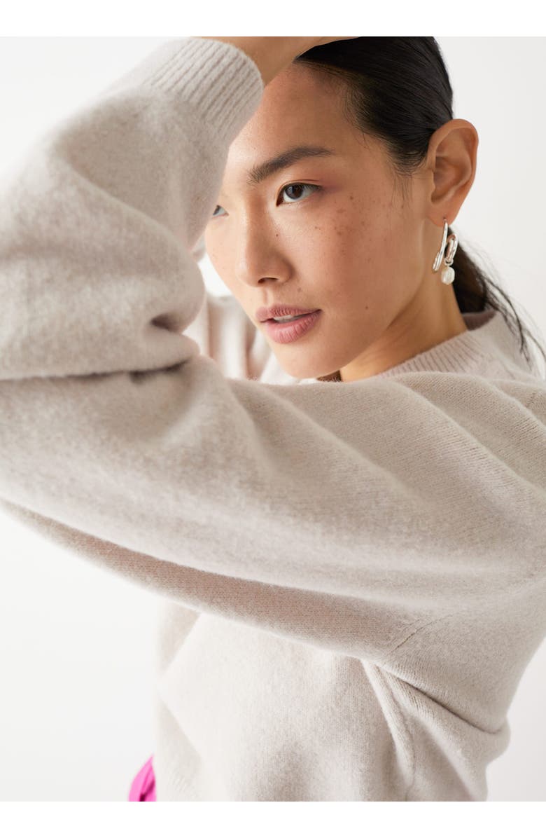 & Other Stories Relaxed Fit Crop Crewneck Sweater, Alternate, color, 