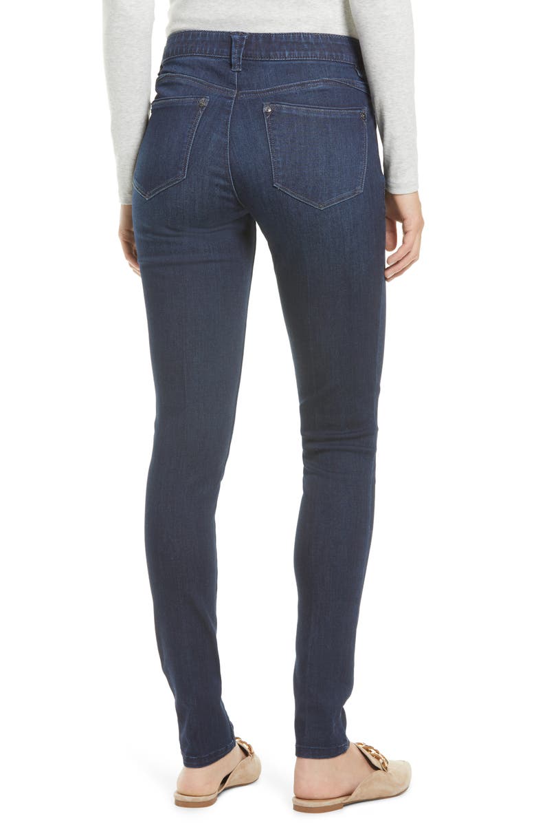 Wit & Wisdom Sophie 'Ab'Solution Skinny Ankle Jeans, Alternate, color, Dark Navy