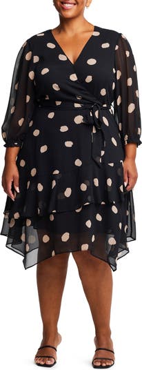 ESTELLE POLKA DOT HALTER DRESS