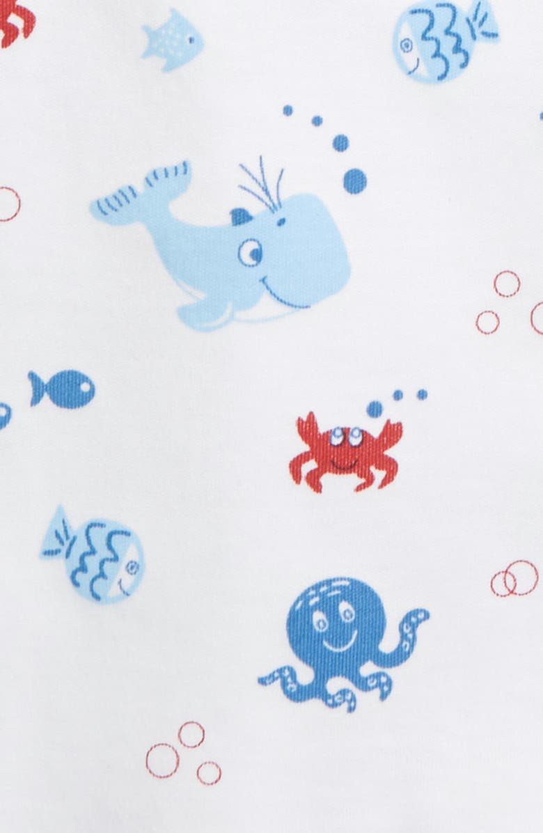 Kissy Kissy Under the Sea Sleeveless Romper, Alternate, color, 