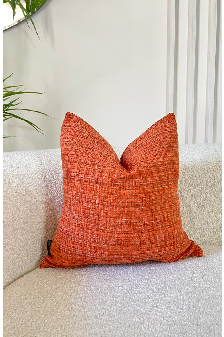 Tweed Pillow Cover (Nordstrom Exclusive), Alternate, color, ORANGE TONES