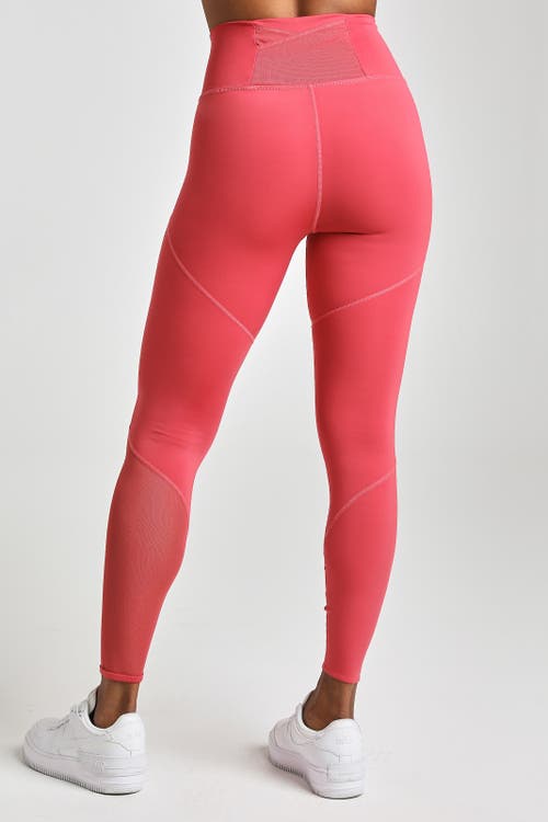 Shop Losano Mesh Panel Legging In Vintage Rose