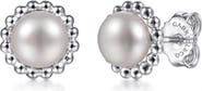 Gabriel & Co. Bujukan Freshwater Pearl Stud Earrings