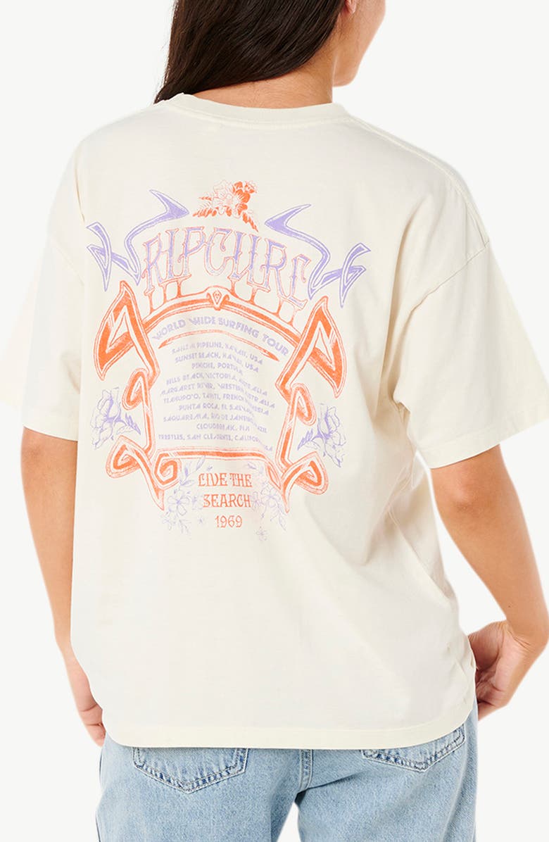 Rip Curl Tour Heritage Graphic T-Shirt, Alternate, color, Bone