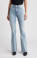 rag & bone Casey Raw Hem High Waist Flare Jeans