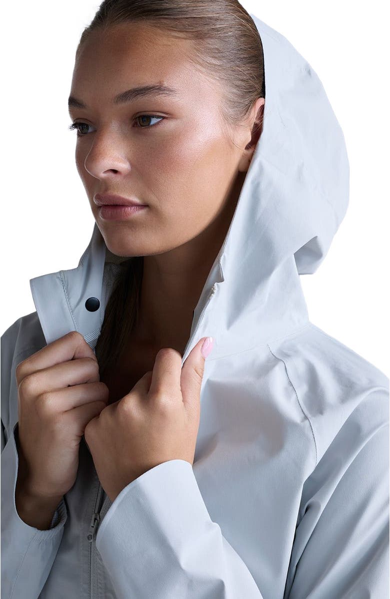 2XU Women's Ignition Shield Waterproof Jacket, Alternate, color, Harbor Mist/Silver Reflective
