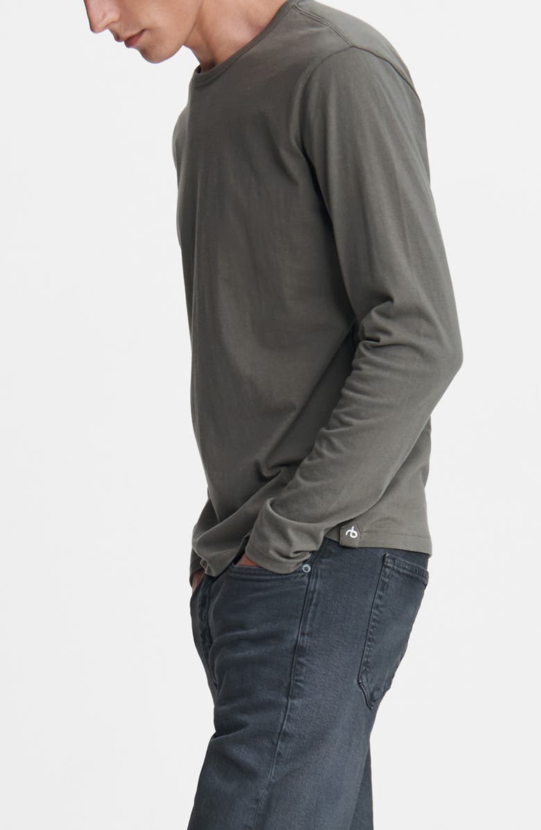 rag & bone Principle Base Crewneck Pullover, Alternate, color,