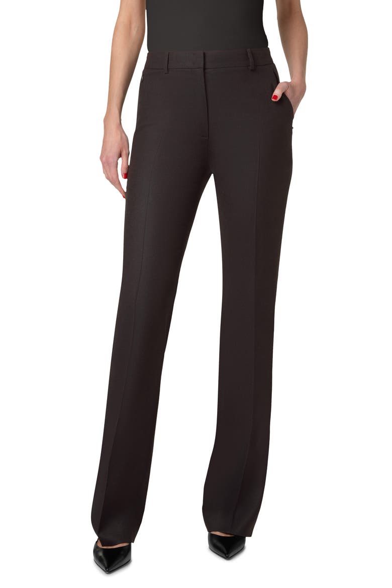 Marilyn Wool Stretch Flannel Pants, Main, color, 049 MOCCA