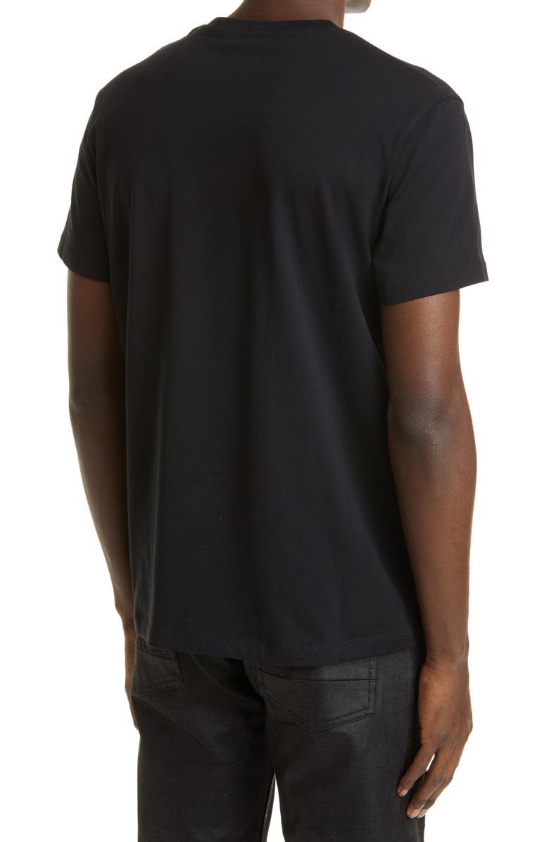 McQueen Alexander McQueen Logo Tape Cotton T-Shirt, Alternate, color, 