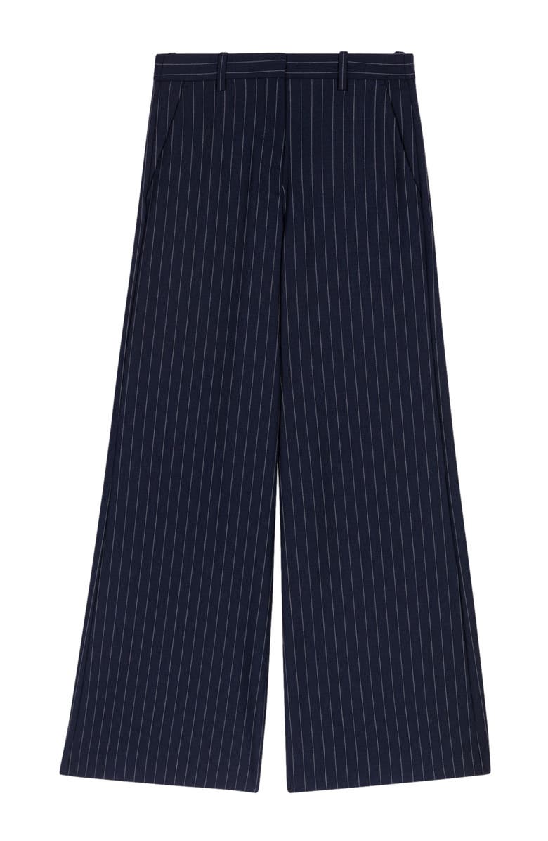 maje Striped trousers, Alternate, color,