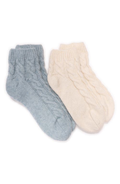 Muk Luks Lounge Assorted 2-pack Quarter Socks In Multi