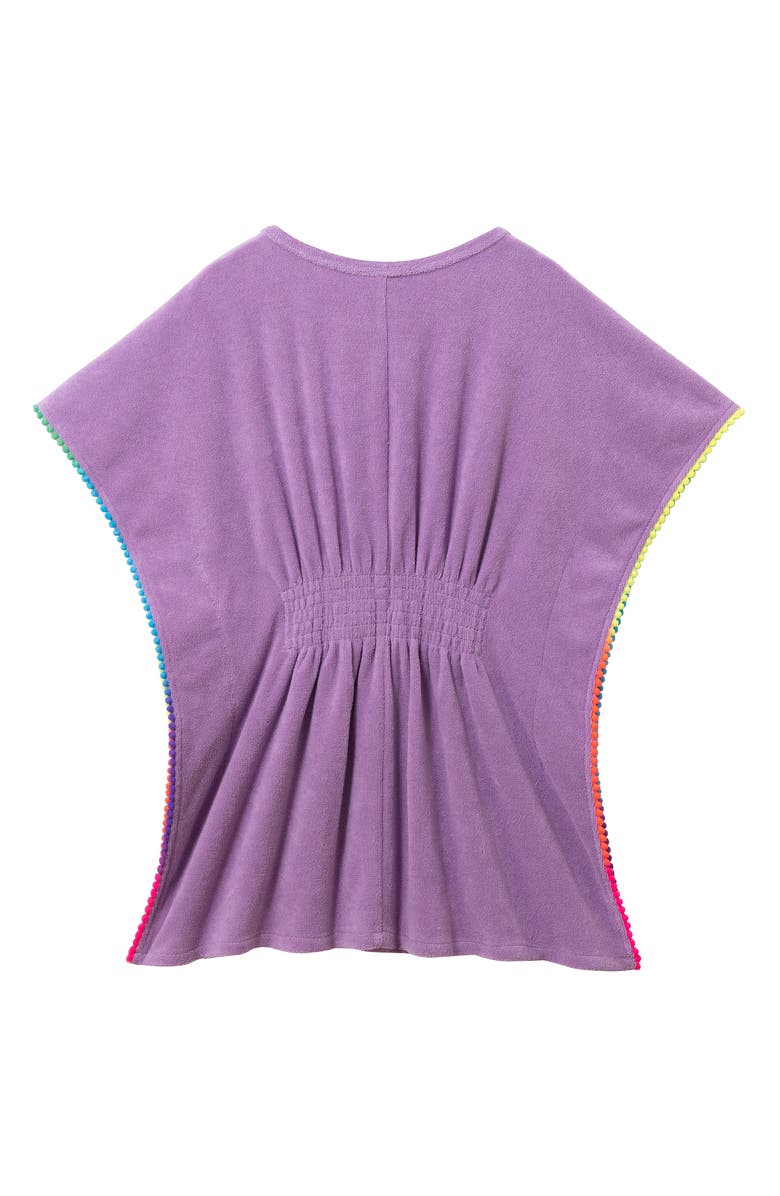 Andy & Evan Kids' Terry Cover-Up, Alternate, color, Purple Terry
