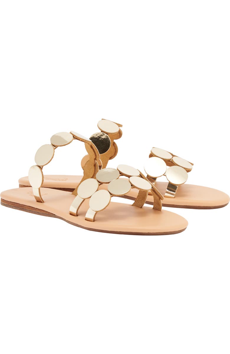 Ancient Greek Sandals Kirnie Slide Sandal, Main, color, Gold