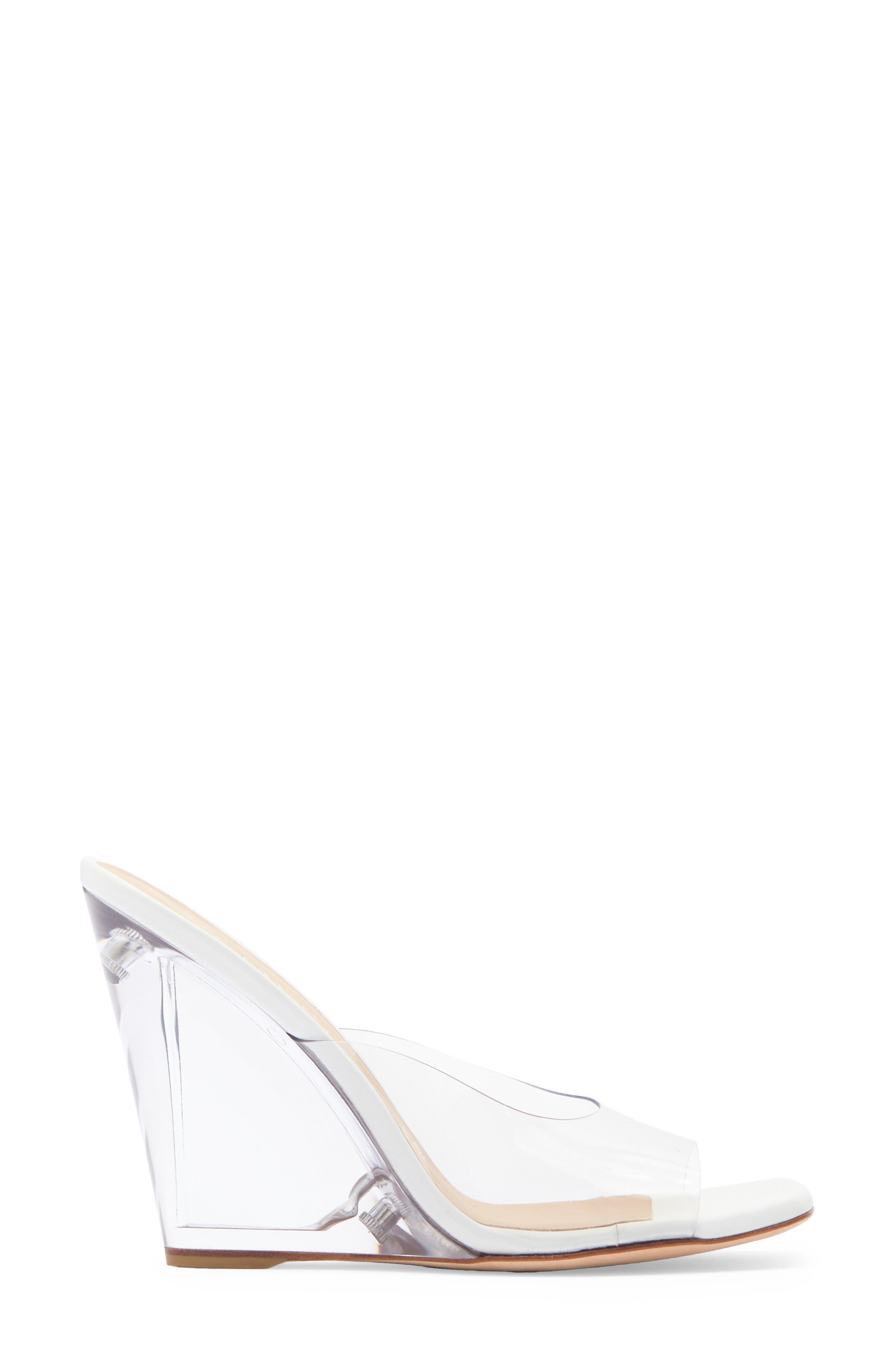 Stuart Weitzman Tia 100 Lucite<sup>®</sup> Wedge Sandal, Alternate, color, 