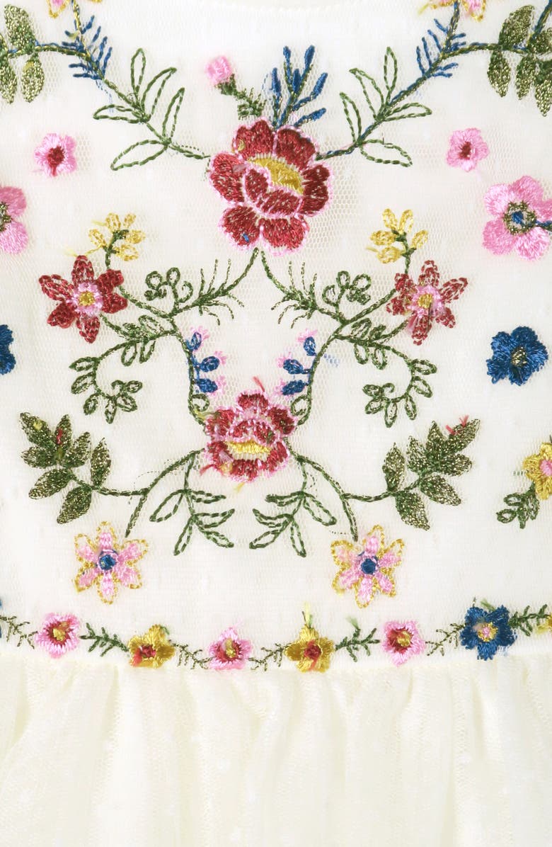 Zunie Embroidered Ruffle Dress, Alternate, color, 