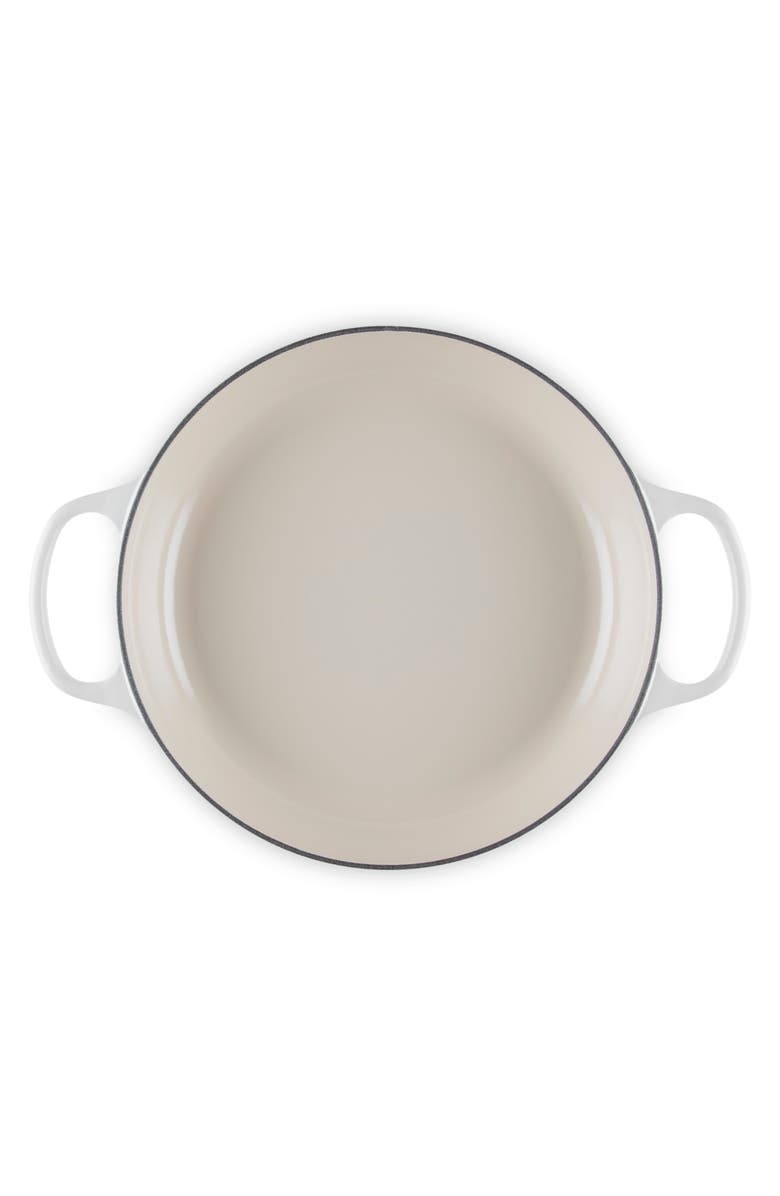 Le Creuset Signature 2.25-Quart Enameled Cast Iron Braiser, Alternate, color, White