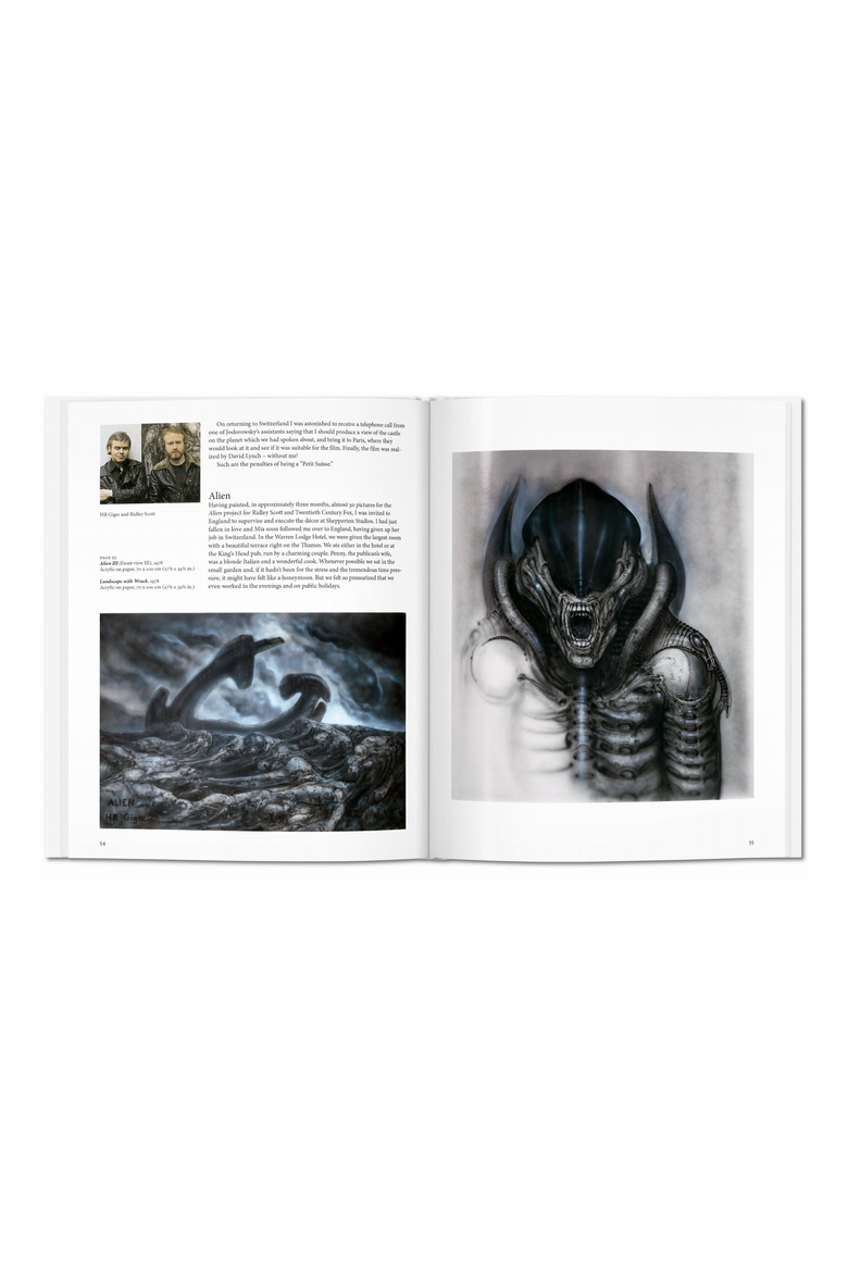 Giger Book, Alternate, color, White