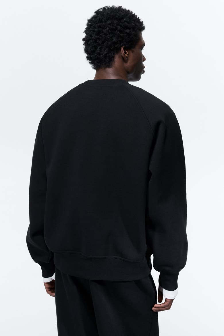 Oversized Sweatshirt, Alternate, color, Black