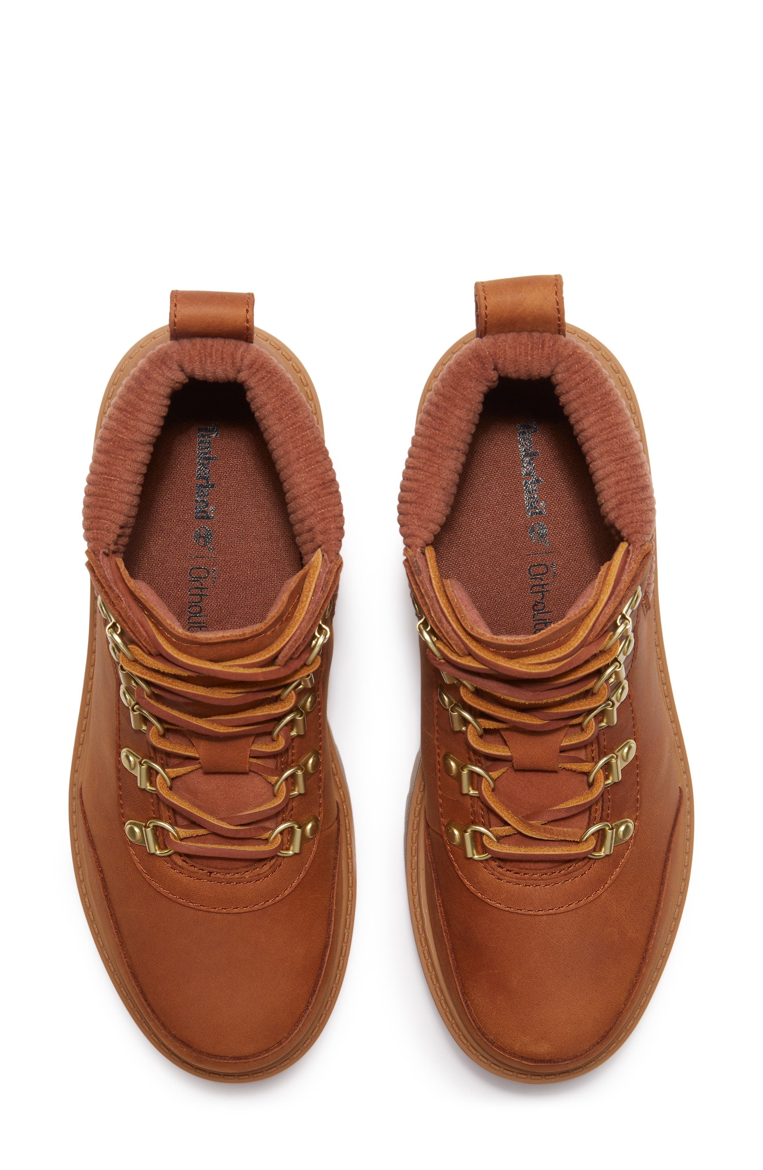 Timberland Stone Street Platform Boot, Alternate, color, Rust Full Grain