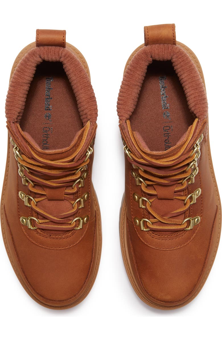 Timberland Stone Street Platform Boot, Alternate, color, Rust Full Grain