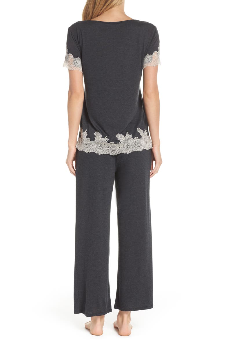 Luxe Shangri-La Pajamas, Alternate, color, ANTHRACITE