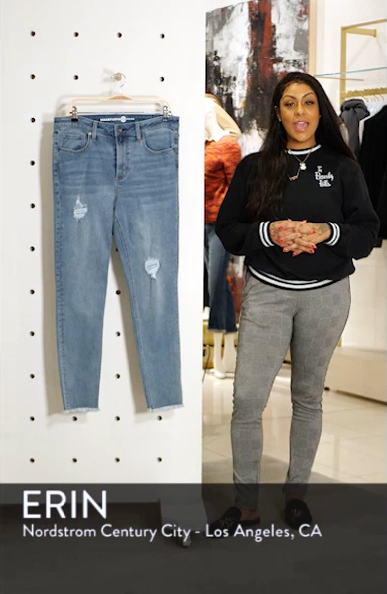 Perfect Vintage Core Ripped High Waist Skinny Jeans, sales video thumbnail