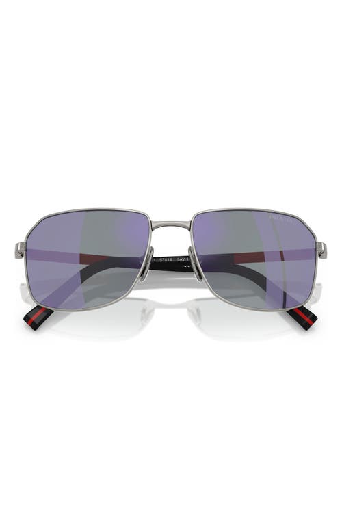 Prada Linea Rossa Mann Sunglass Ps A51s In Gunmetal