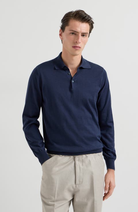 Polo-style sweater