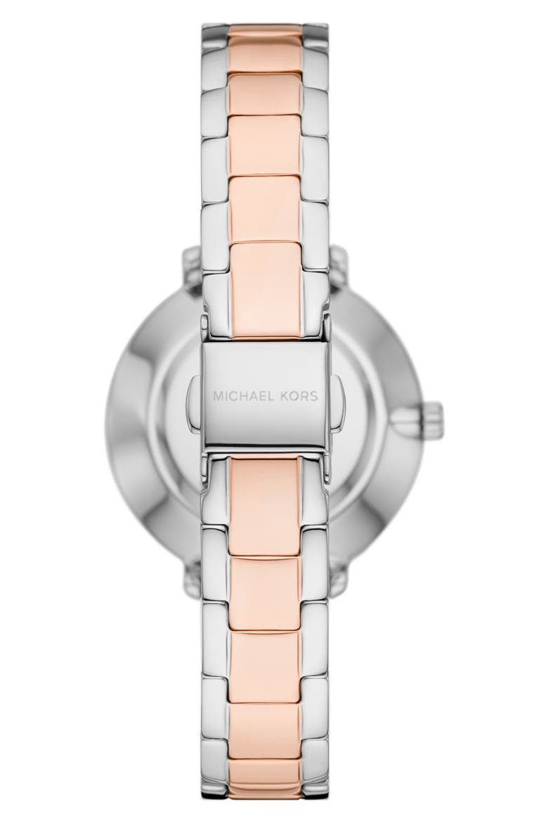 Mini Pyper Bracelet Watch & Bracelet Set, 32mm, Alternate, color, TWO-TONE ROSE/ SILVER