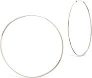 Sterling Forever Infinity Hoop Earrings