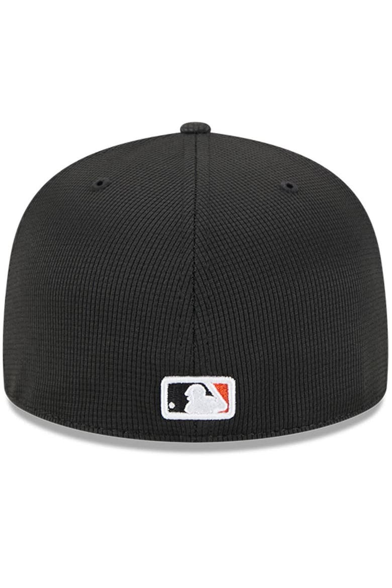 Men's New Era Black Baltimore Orioles City Connect Batting Practice 59FIFTY Fitted Hat, Alternate, color, Black