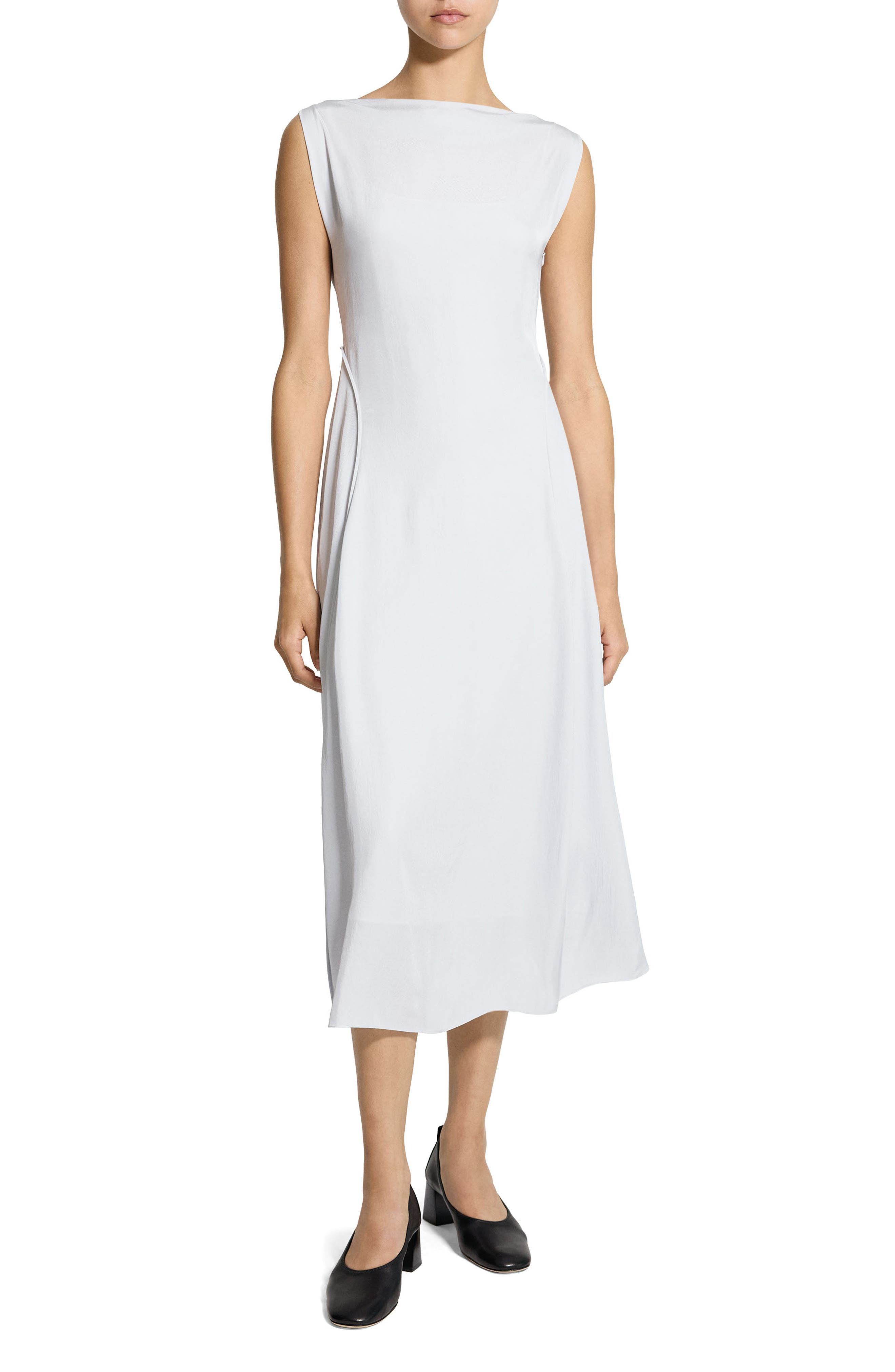 Boat Neck Midi Dress - image 3