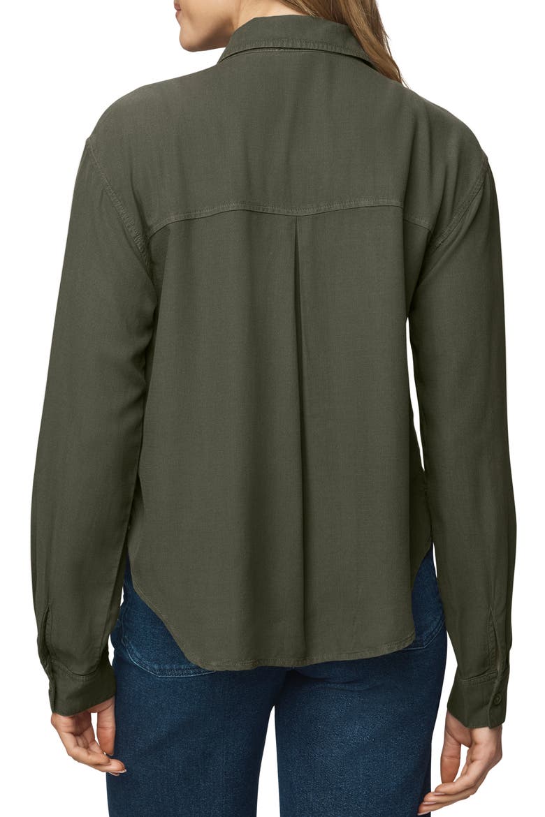 Joanne Button-Up Shirt, Alternate, color, GREEN SPRUCE