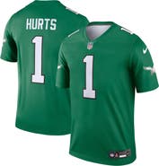 Nike Men's Nike Jalen Hurts Kelly Green Philadelphia Eagles Alternate Legend Player Jersey