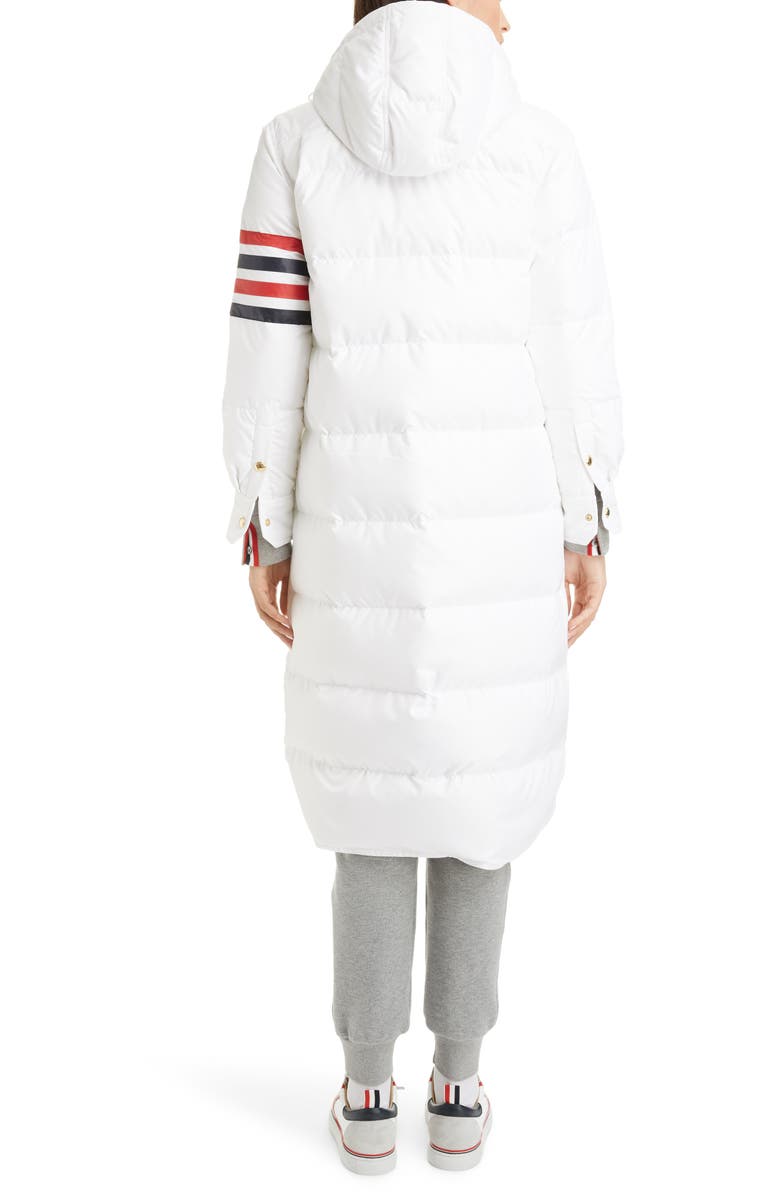 Thom Browne 4-Bar Ripstop Down Puffer Coat, Alternate, color,