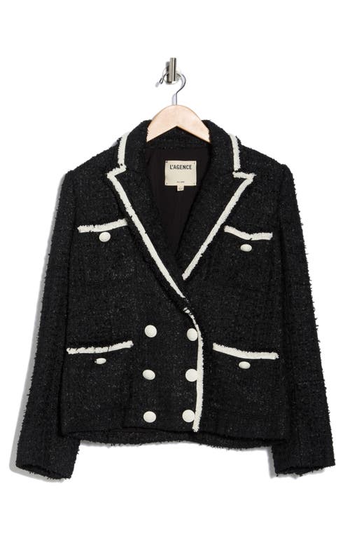 L Agence Alectra Tweed Jacket In Multi