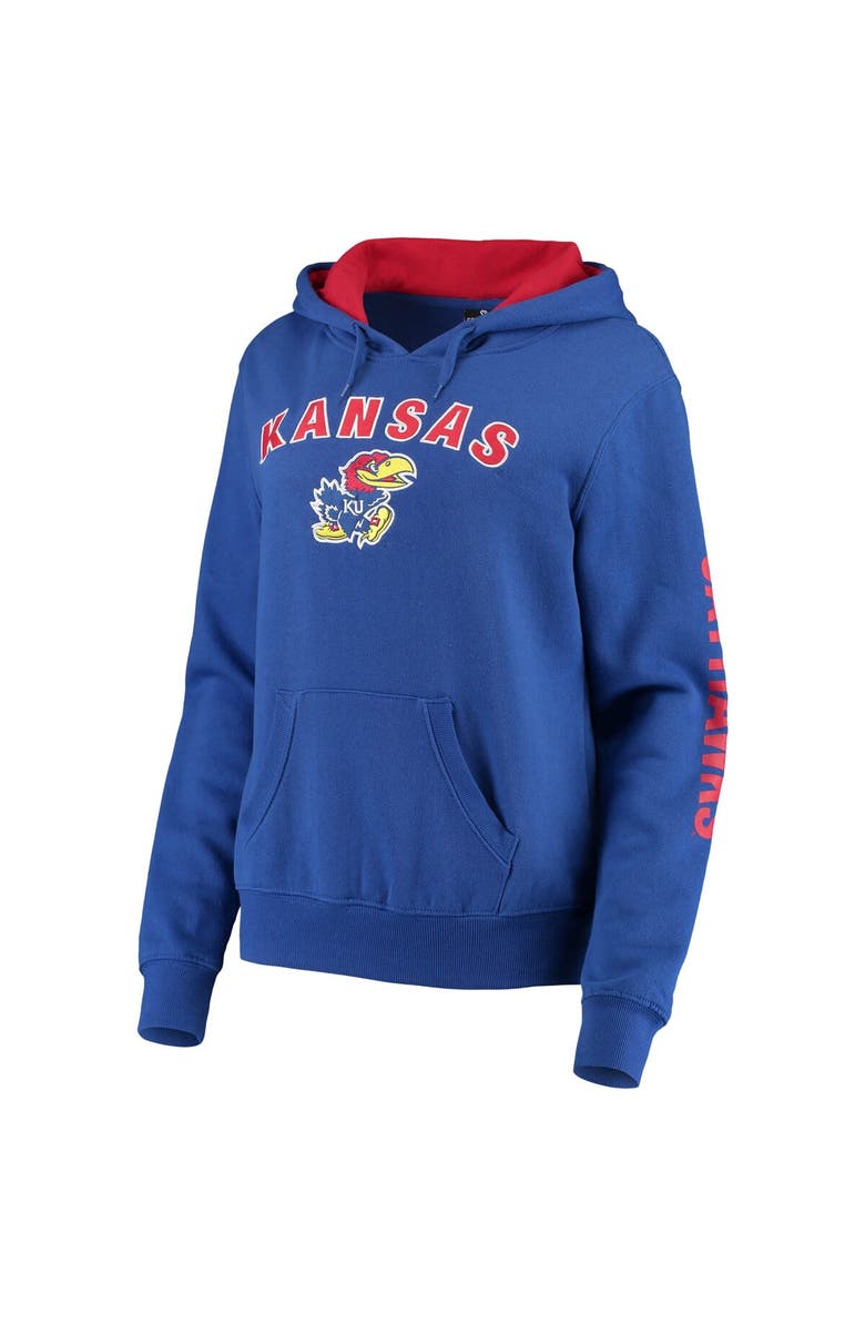 COLOSSEUM Women's Colosseum Royal Kansas Jayhawks Loud and Proud Pullover Hoodie, Alternate, color, Royal