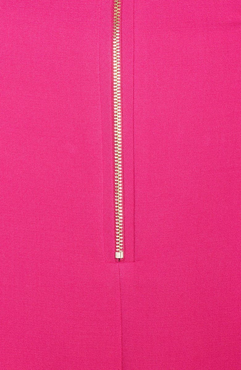 Eliza J Cap Sleeve Crepe Fit & Flare Dress, Alternate, color,