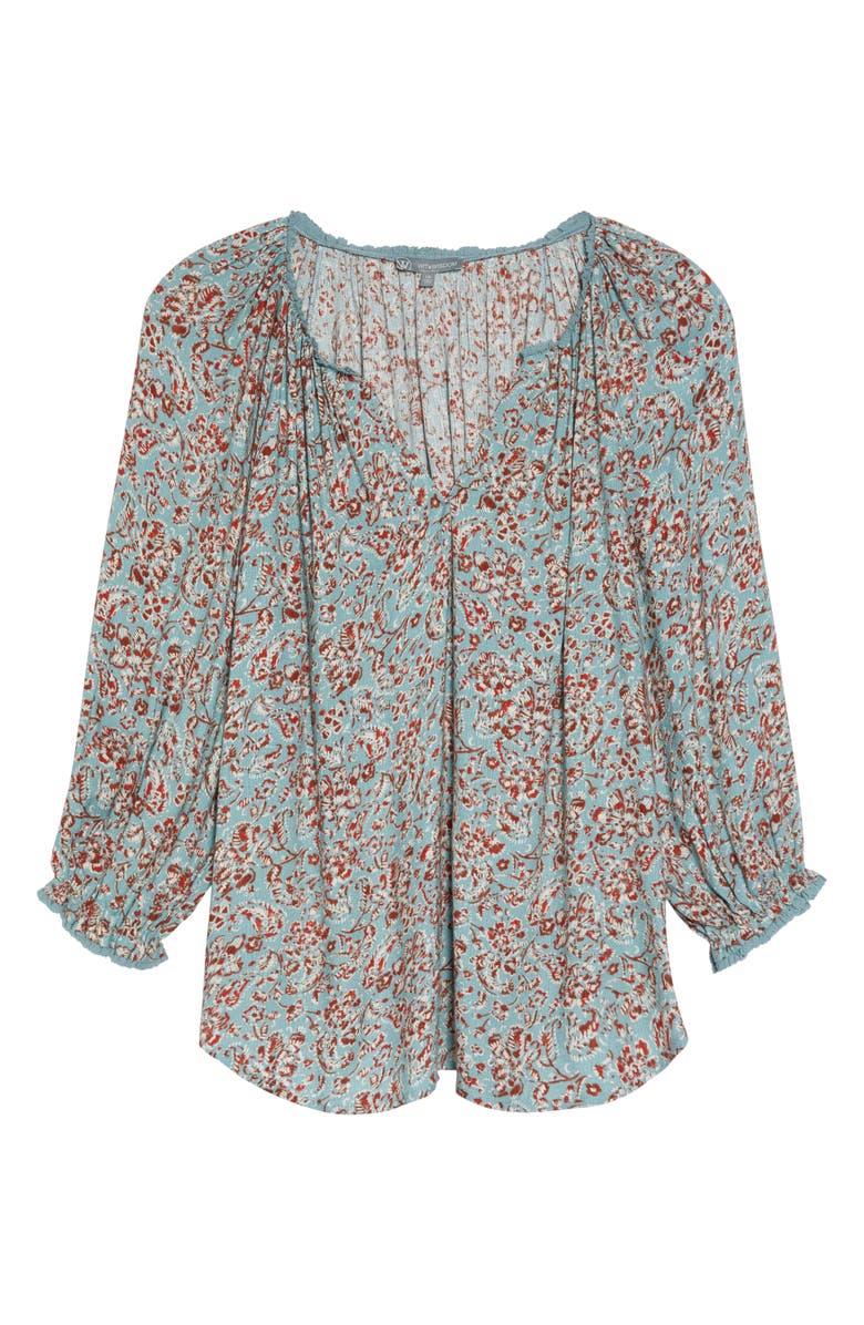 Wit & Wisdom Crochet Trim Top, Alternate, color, 