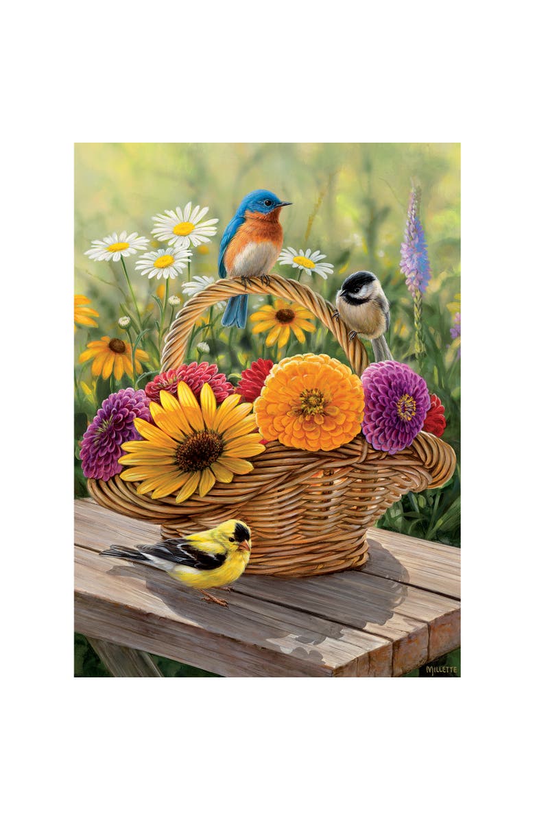 Cobble Hill Summer Bouquet 1000 Piece Puzzle, Alternate, color, Multicolored