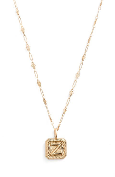 Harlow Initial Pendant Necklace