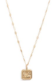 MIRANDA FRYE Harlow Initial Pendant Necklace