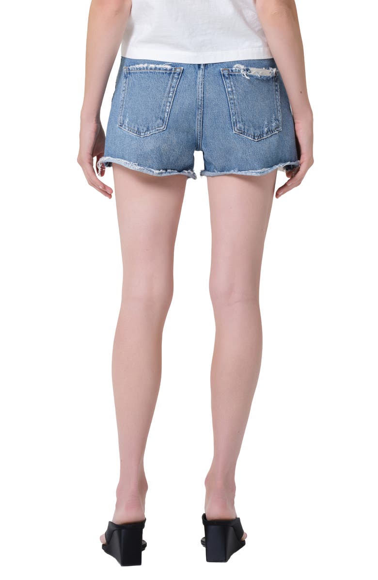 Citizens of Humanity Marlow Distressed Denim Cutoff Shorts, Alternate, color, Installation